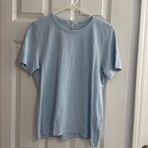 rag & bone Light Blue Short Sleeve Slub Tee NWT